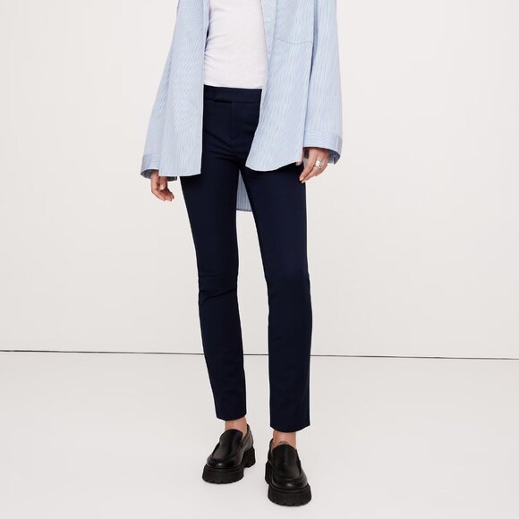 Banana Republic Skinny Sloan Pant size 16 Navy - Picture 1 of 5